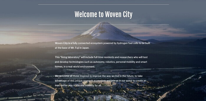 トヨタの未来都市「Woven City」